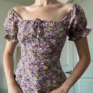 O.P.T floral prairie dress